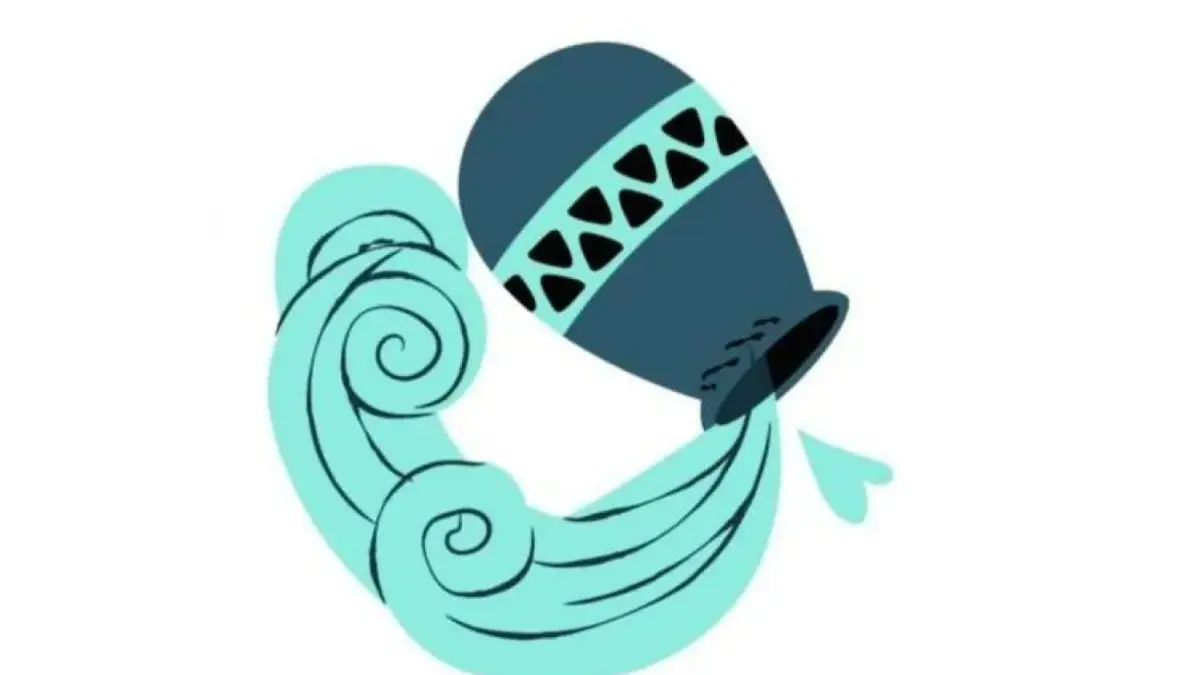 Ilustrasi zodiak Aquarius (Magnific)