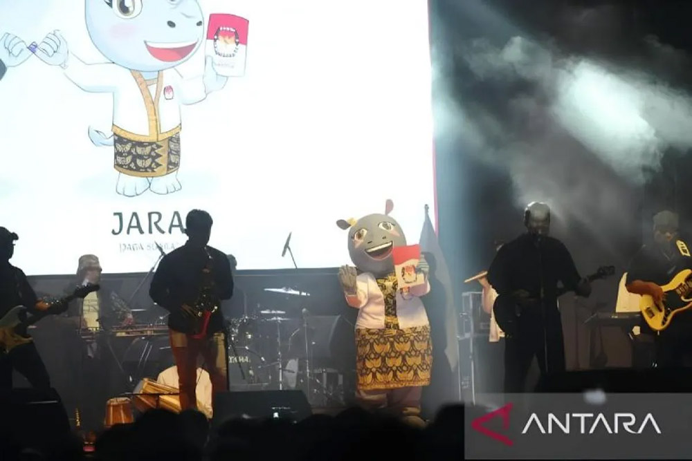 KPU luncurkan maskot Pilgub Banten. (Antara)