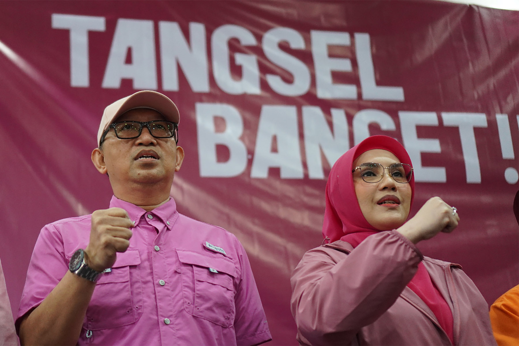 Rama Shinta Luncurkan Warna Pink dan Hashtag "Tangsel Banget". (Dok. PKS)