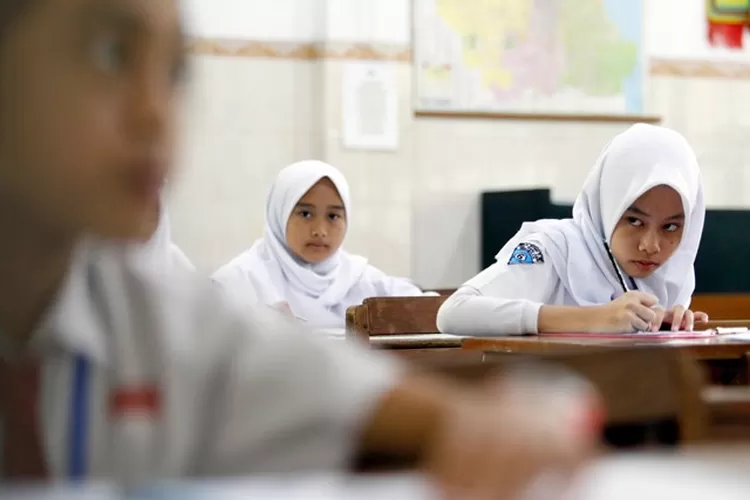 Ilustrasi ujian anak sekolah. (Dok: Jawa Pos)