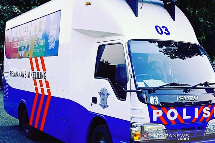 Mobil sim keliling Polda Metro Jaya. (Dok. Antara)