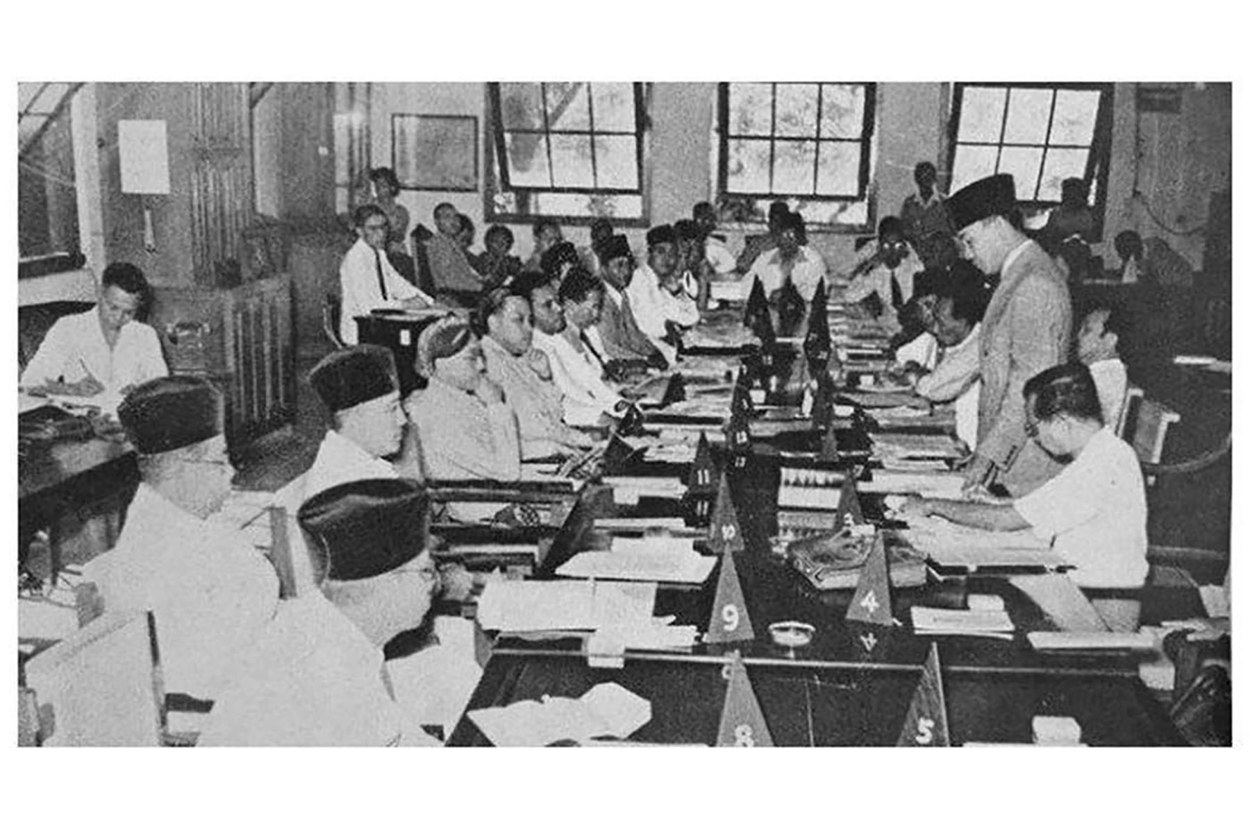 Sidang BPUPKI. (Arsip USU)
