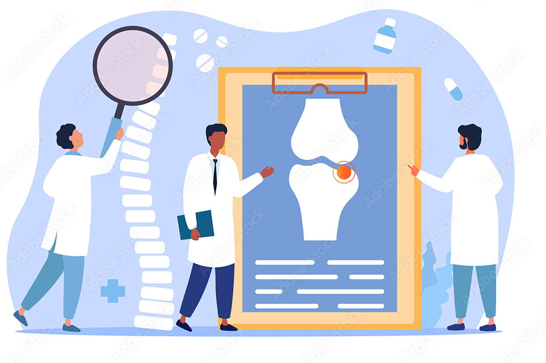 Ilustrasi penyakit tulang. (Dok. Adobe Stock)