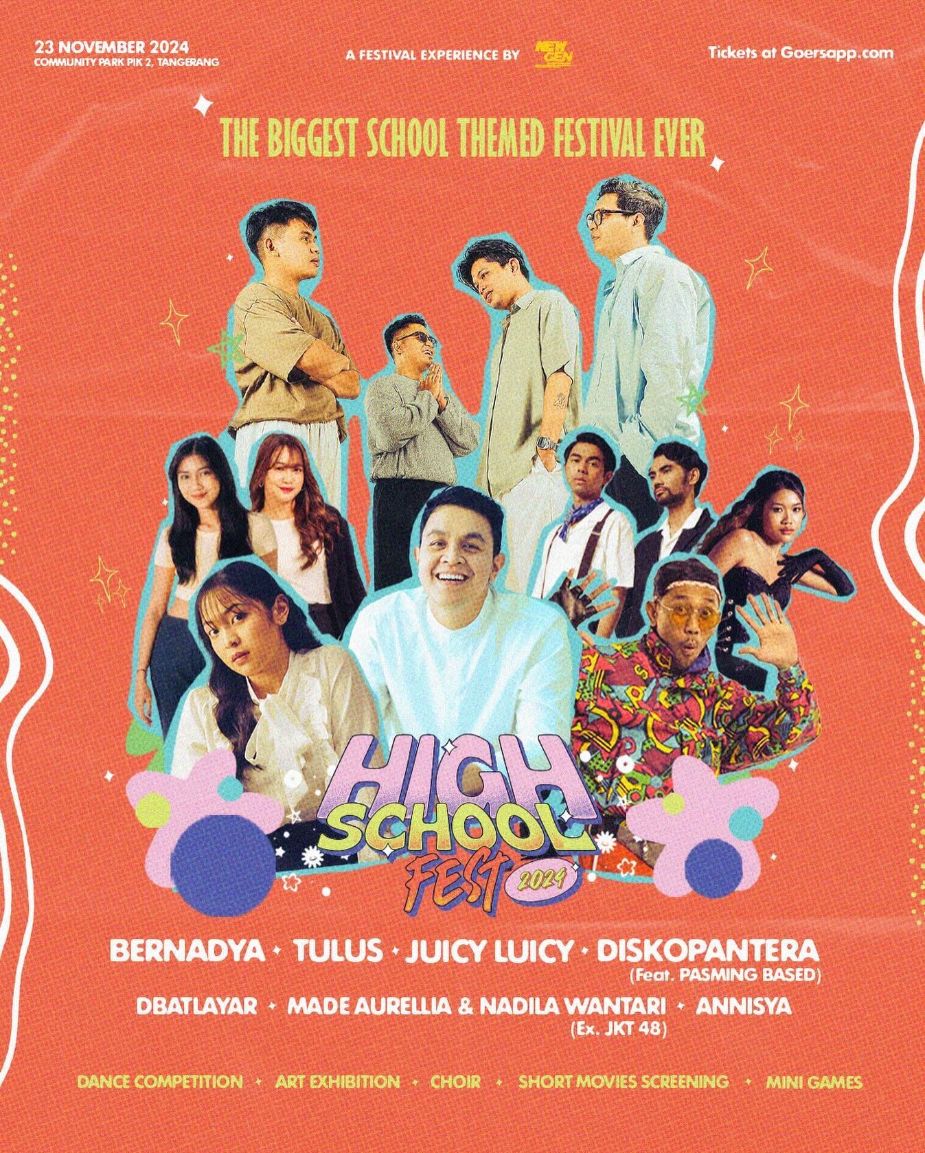 Poster resmi High School Fest  2024