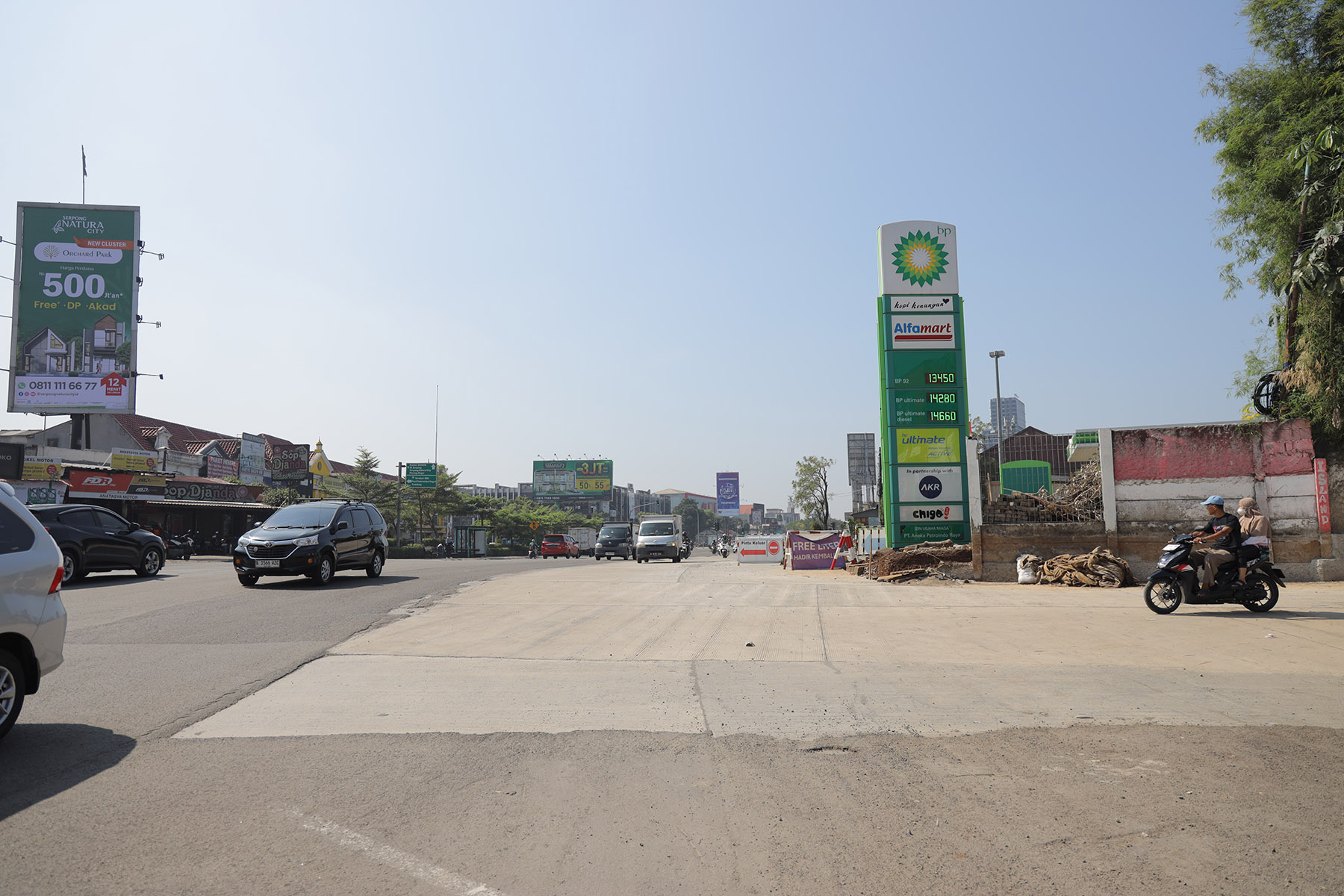 Pelebaran Jalan Rawa Buntu, Serpong (Dok. Pemkot Tangsel)