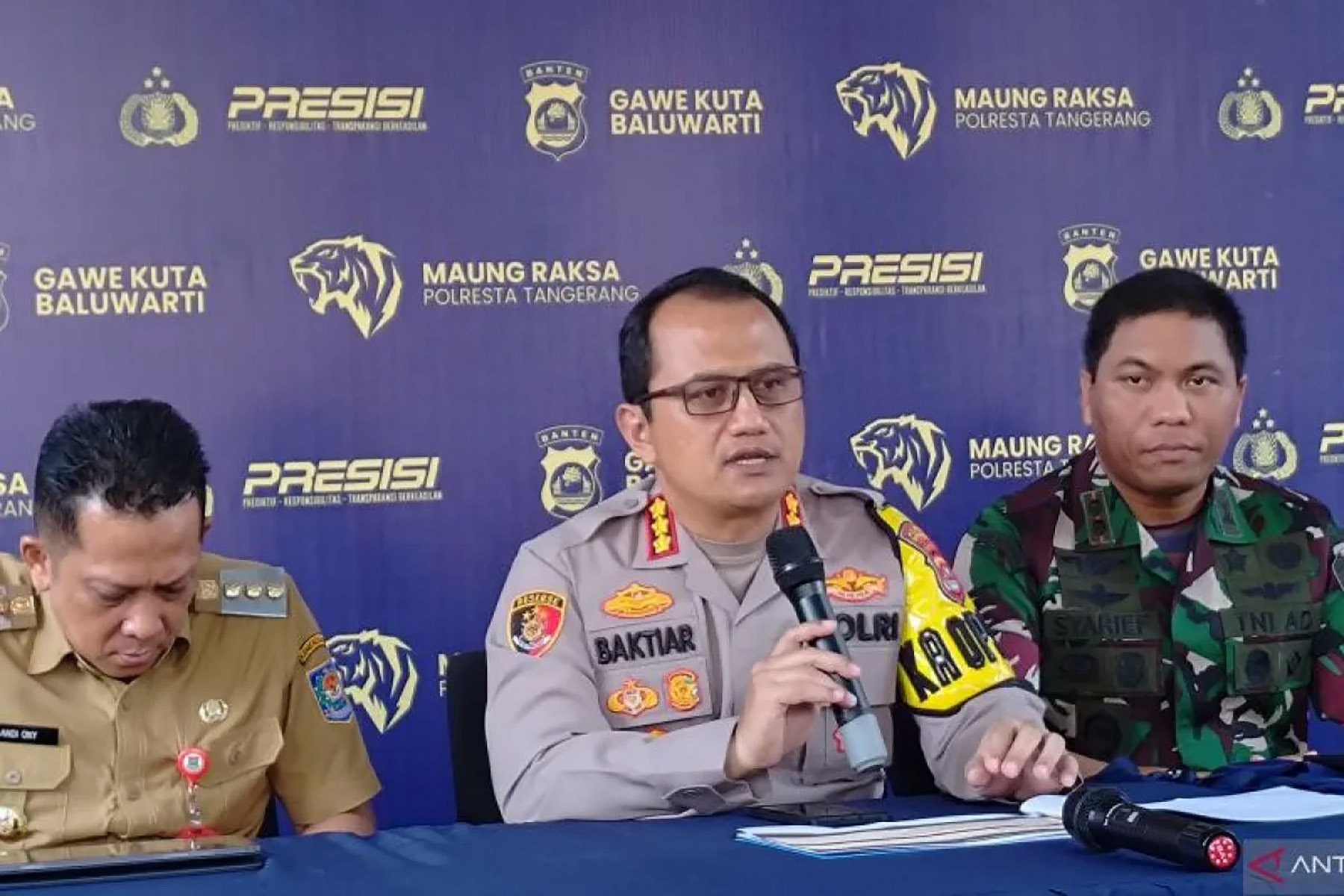 Kapolresta Tangerang Kombes Pol. Baktiar Joko Mujiono. (Antara)
