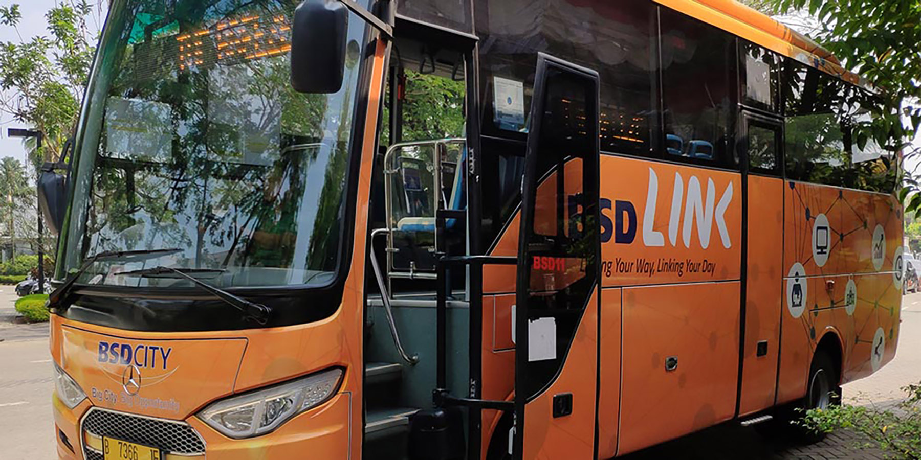 Bus BSD Link. (Dok. Sinarmas)