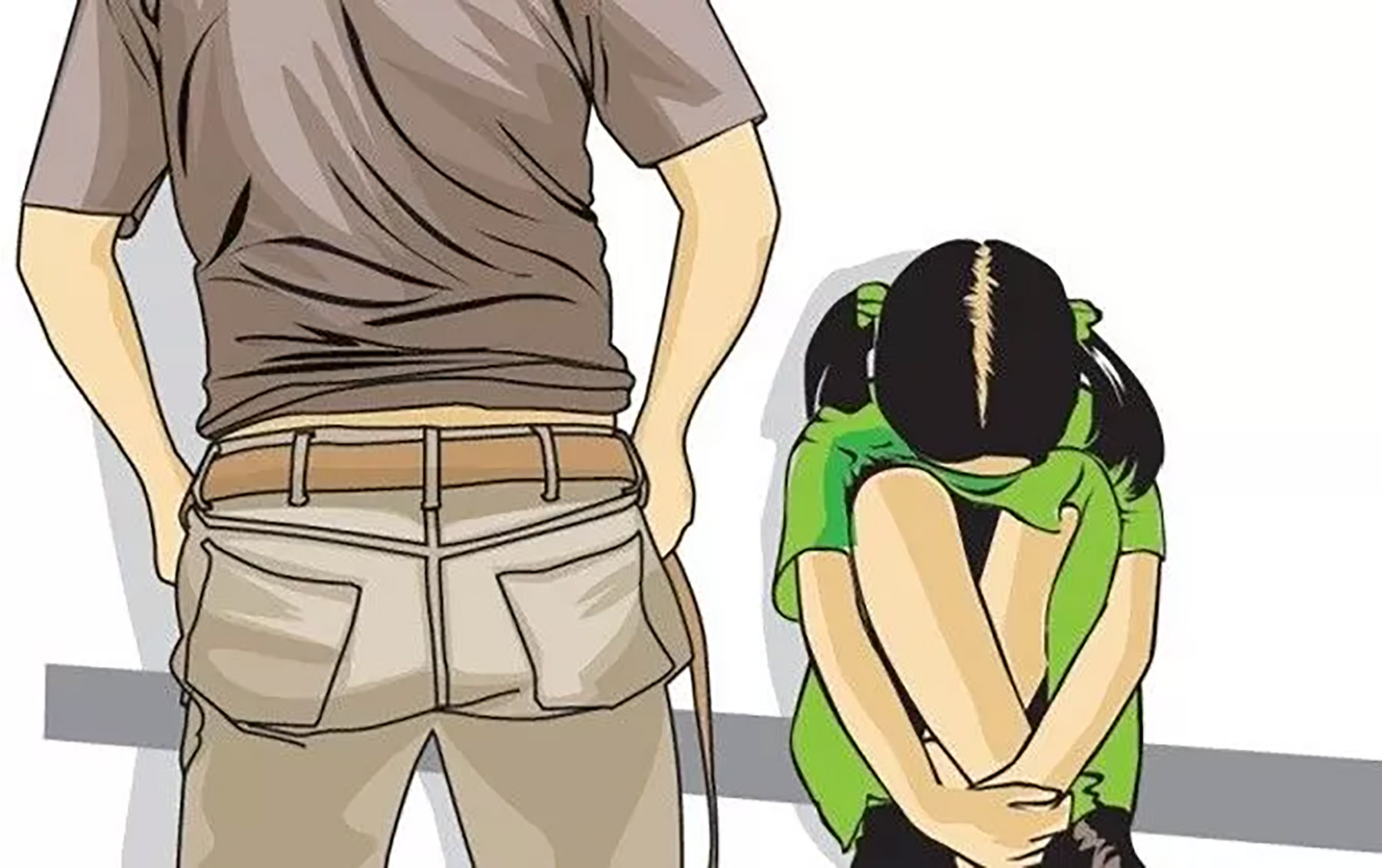 Ilustrasi pencabulan anak. (Dok. Jawa Pos)