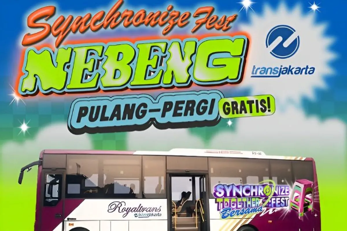 Poster Synchronize Fest Nebeng Transjakarta 2024. (Dok. Synchronize Fest)
