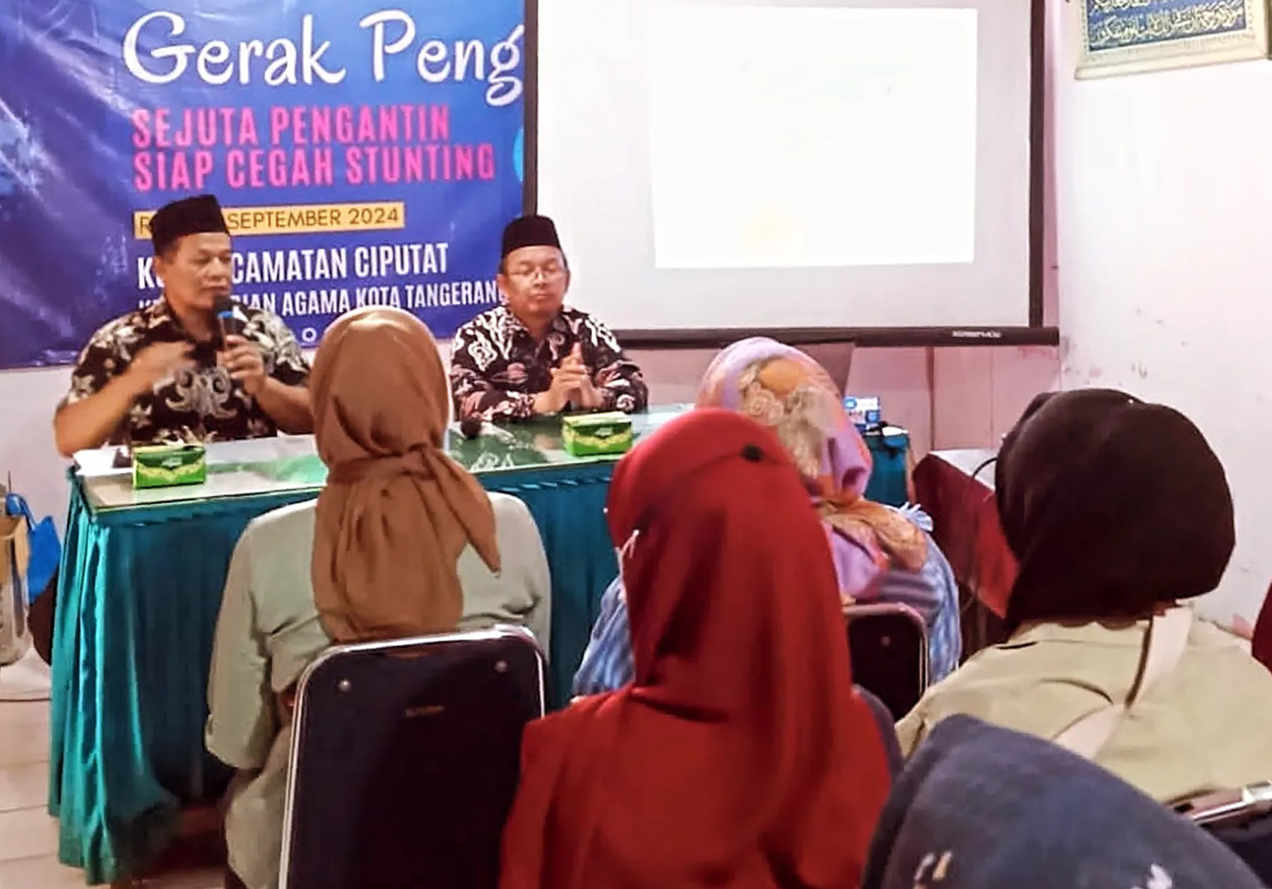 Bimbingan Perkawinan (Binwin) czlon pengantin di Ciputat Tangsel. (Dok. KUA Ciputat)