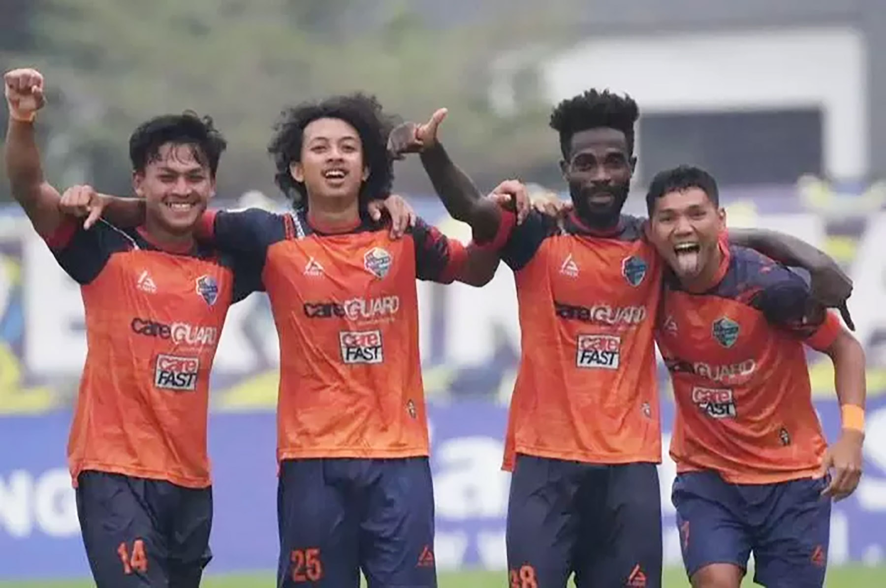 Pemain Dejan FC Tangsel siap menghadapi PSMS Medan. (Dok. Dejan FC)