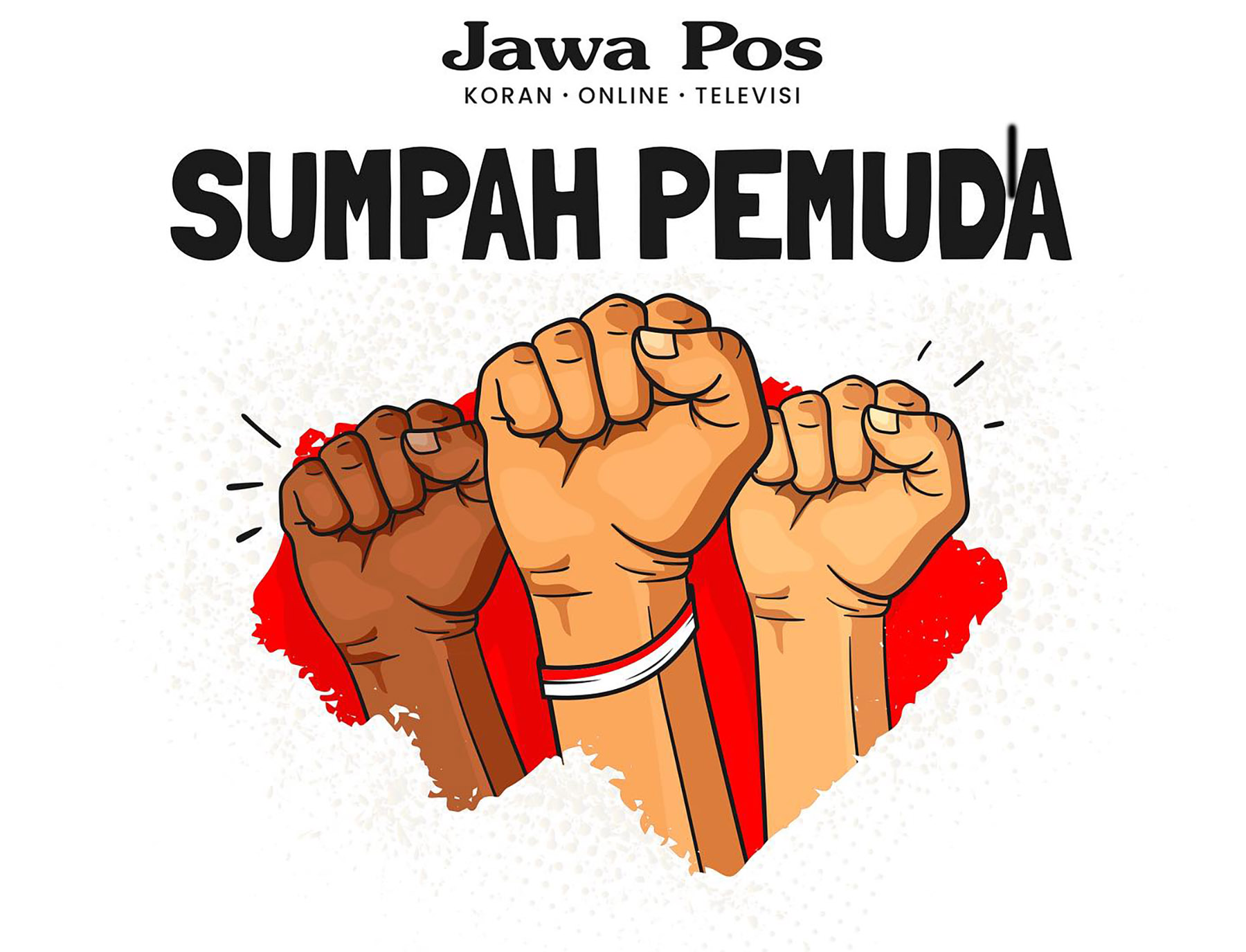 Ilustrasi Sumpah Pemuda. (Jawa Pos)