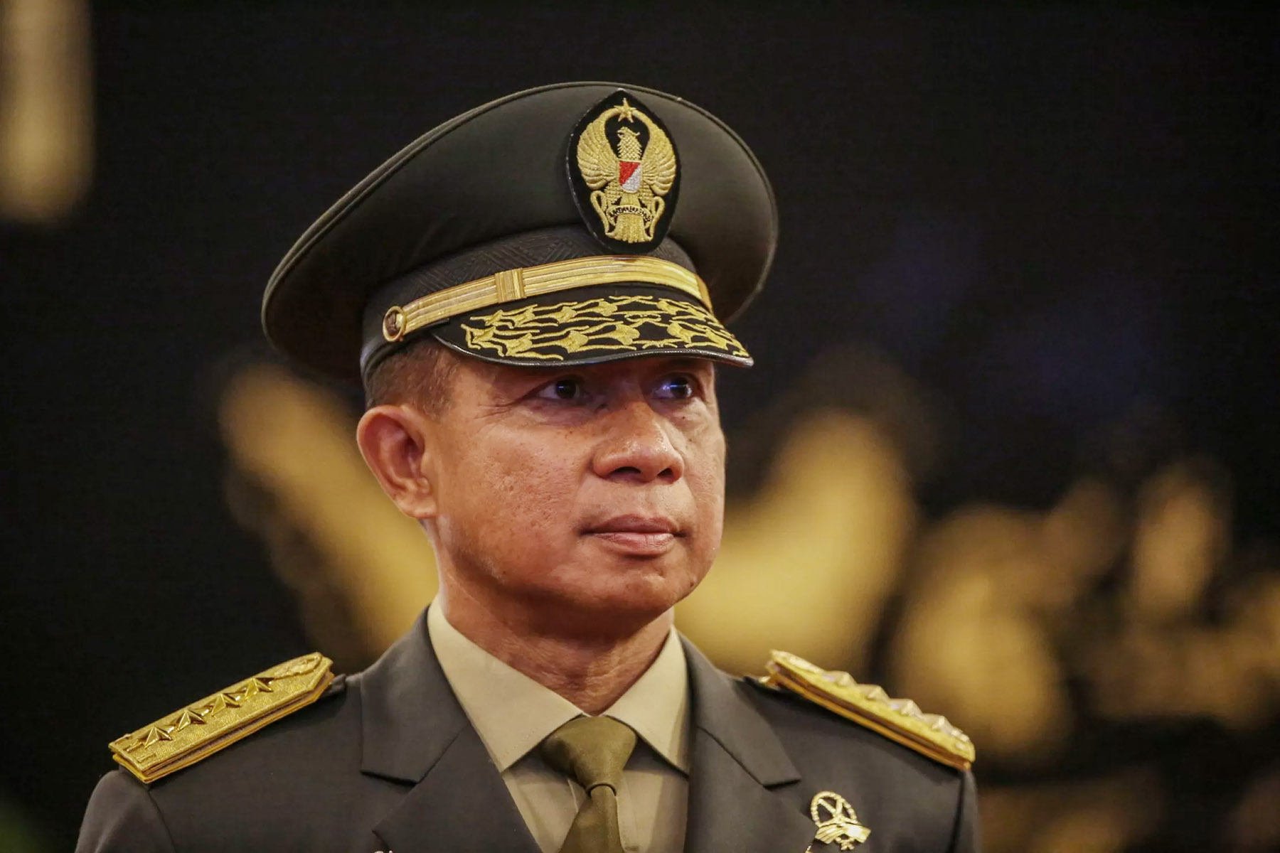 KSAD Jenderal Agus Subiyanto di Istana Presiden, Jakarta. (Hendra Eka/Jawa Pos)