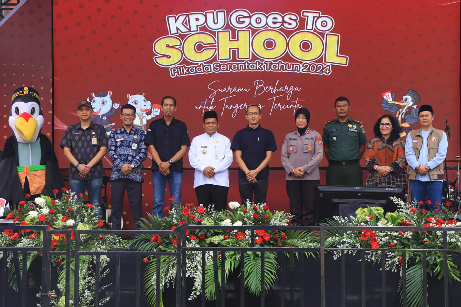 KPU Tangerang Selatan Goes to School. (Dok. KPU Tangsel)
