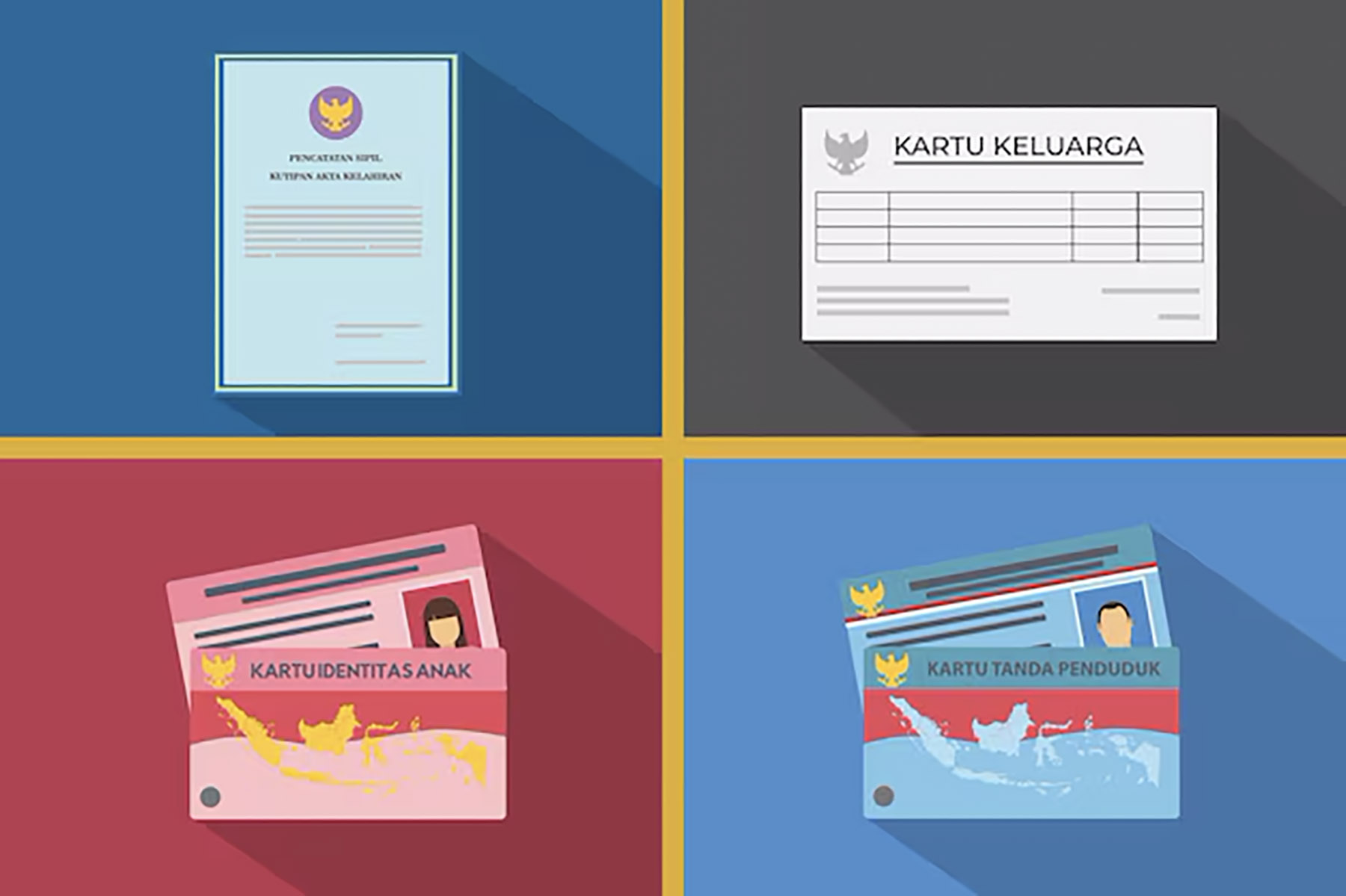 Ilustrasi Kartu Keluarga. (Freepik)