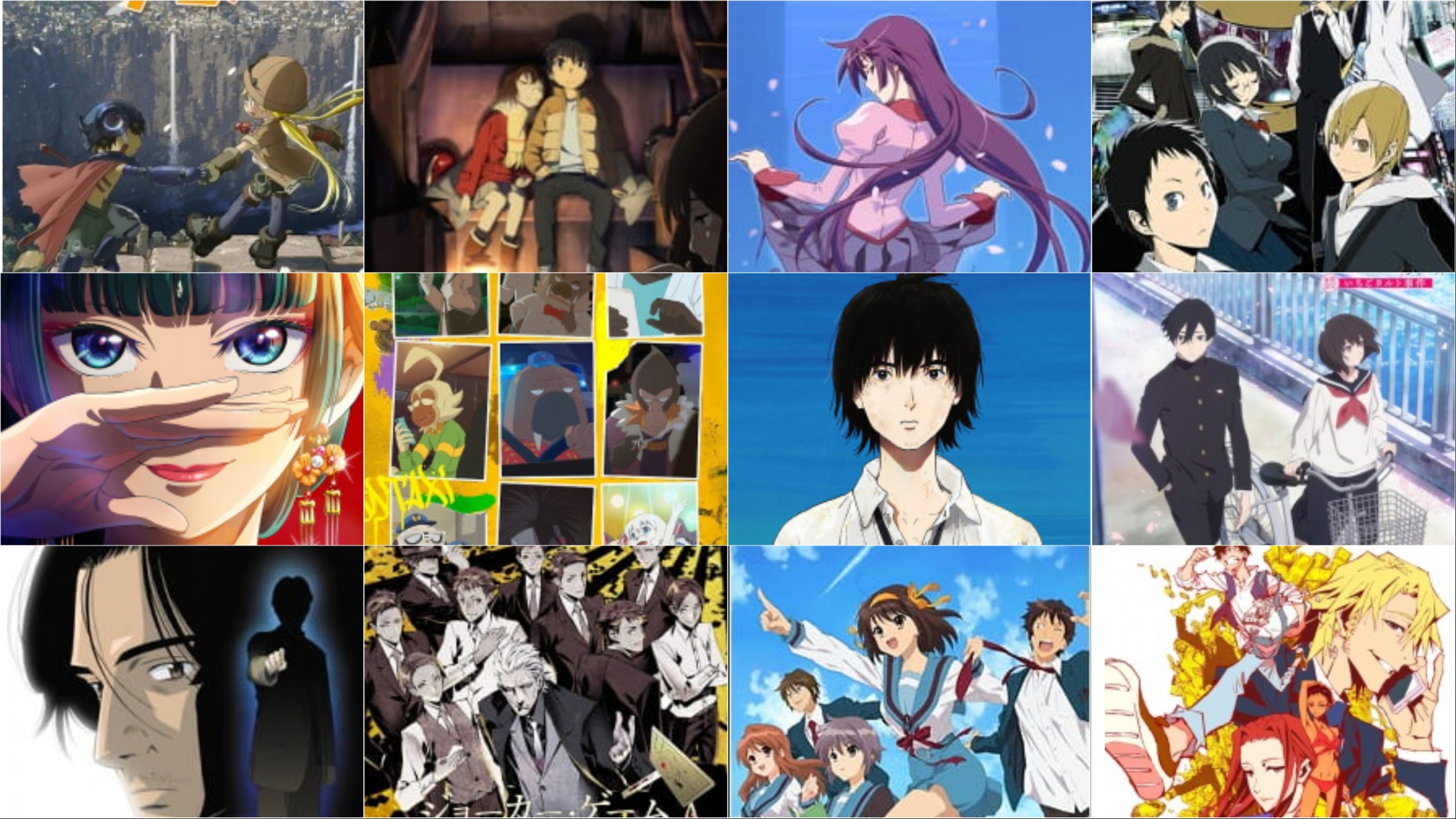 12 rekomendasi anime misteri. (Dok. My Anime List)