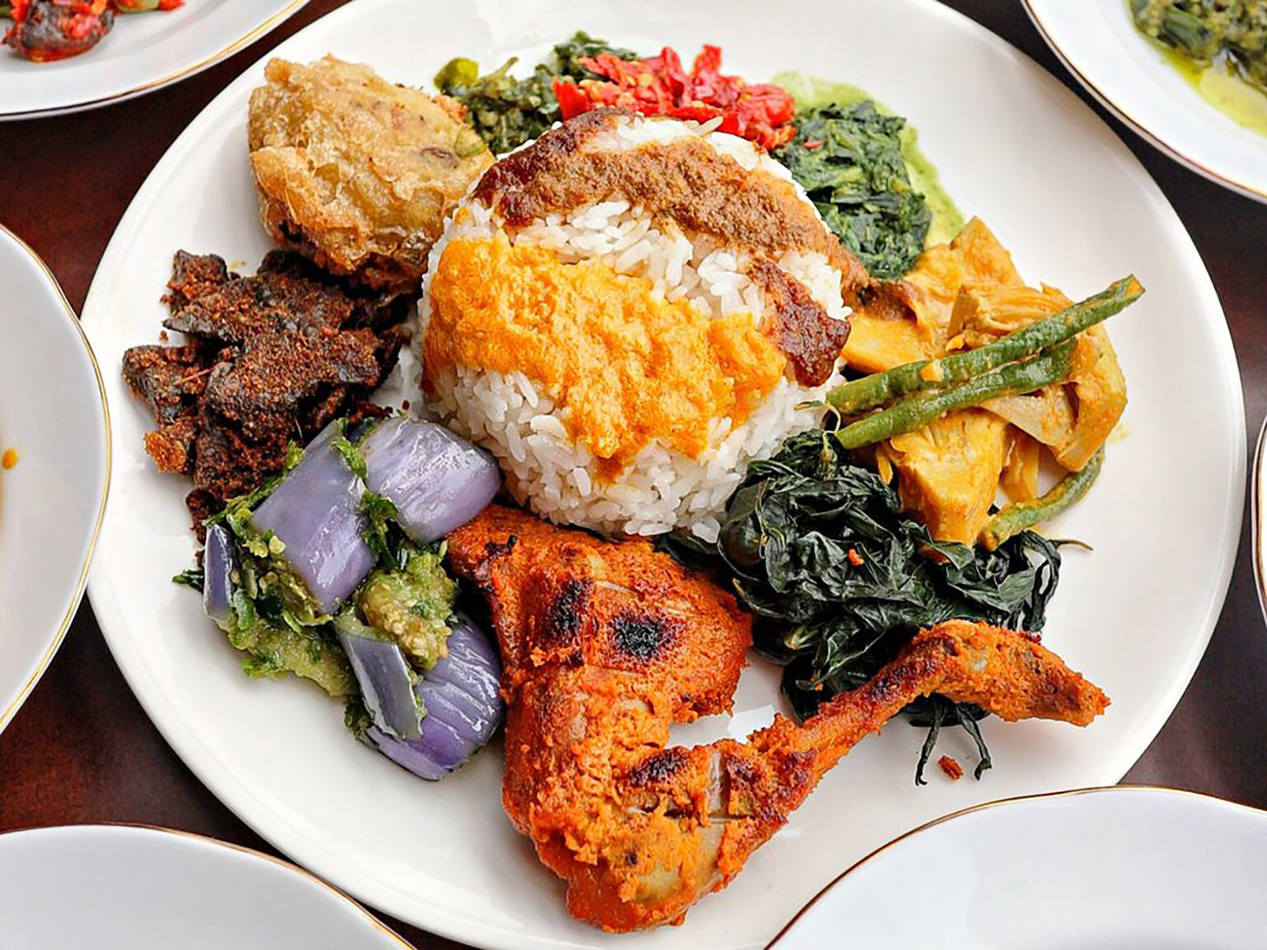Ilustrasi makanan nasi padang (Dok. pergikuliner.com)