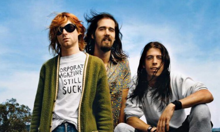 Potret Nirvana, Kurt Cobain, Krist Novoselic and Dave Grohl (Dok. Indie Hoy)