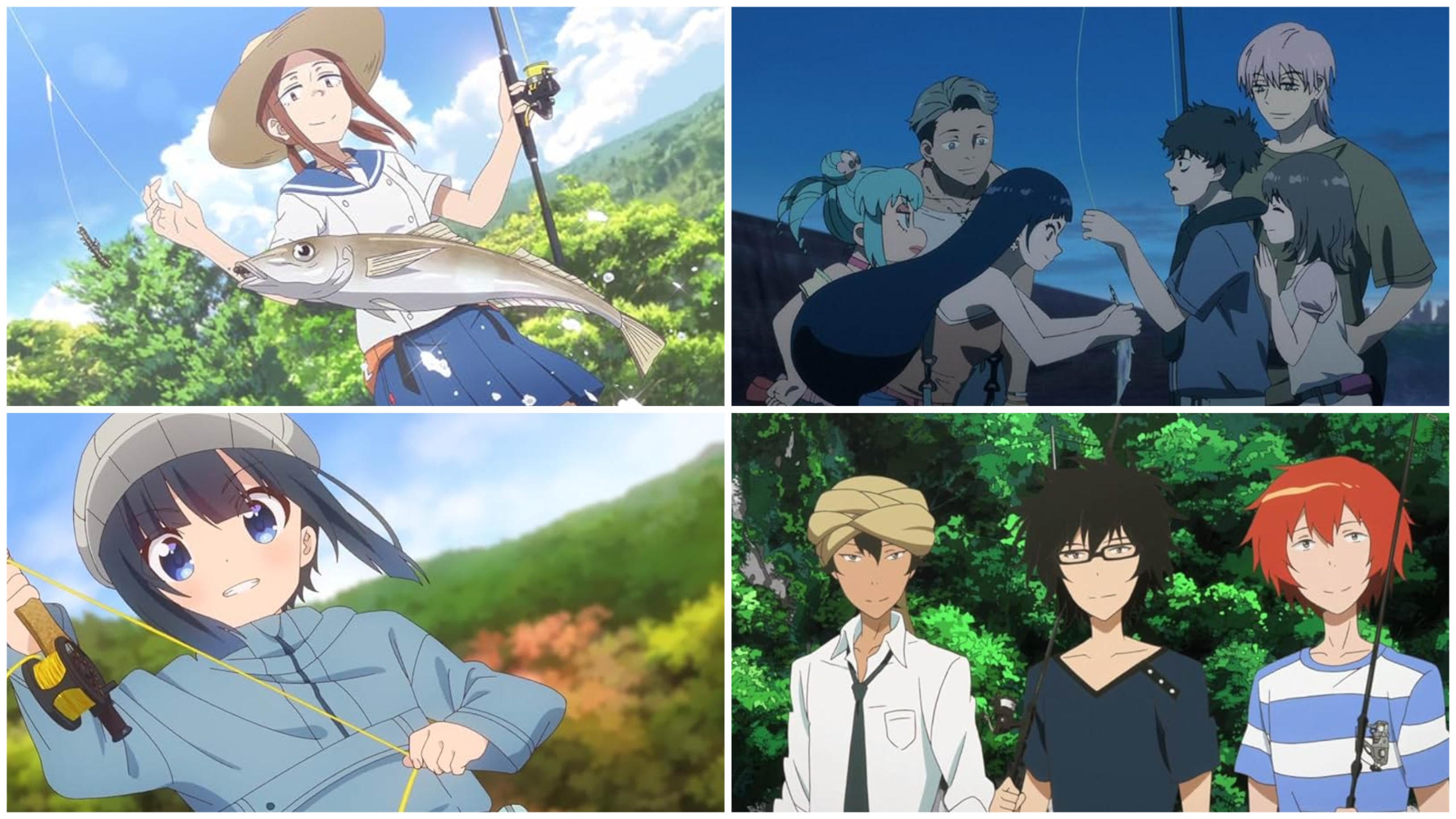 Rekomendasi anime tentang memancing. (Dok. MyAnimeList)