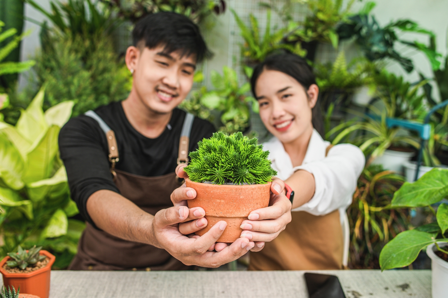 Ilustrasi berkebun bersama pasangan (Dok. Freepik)