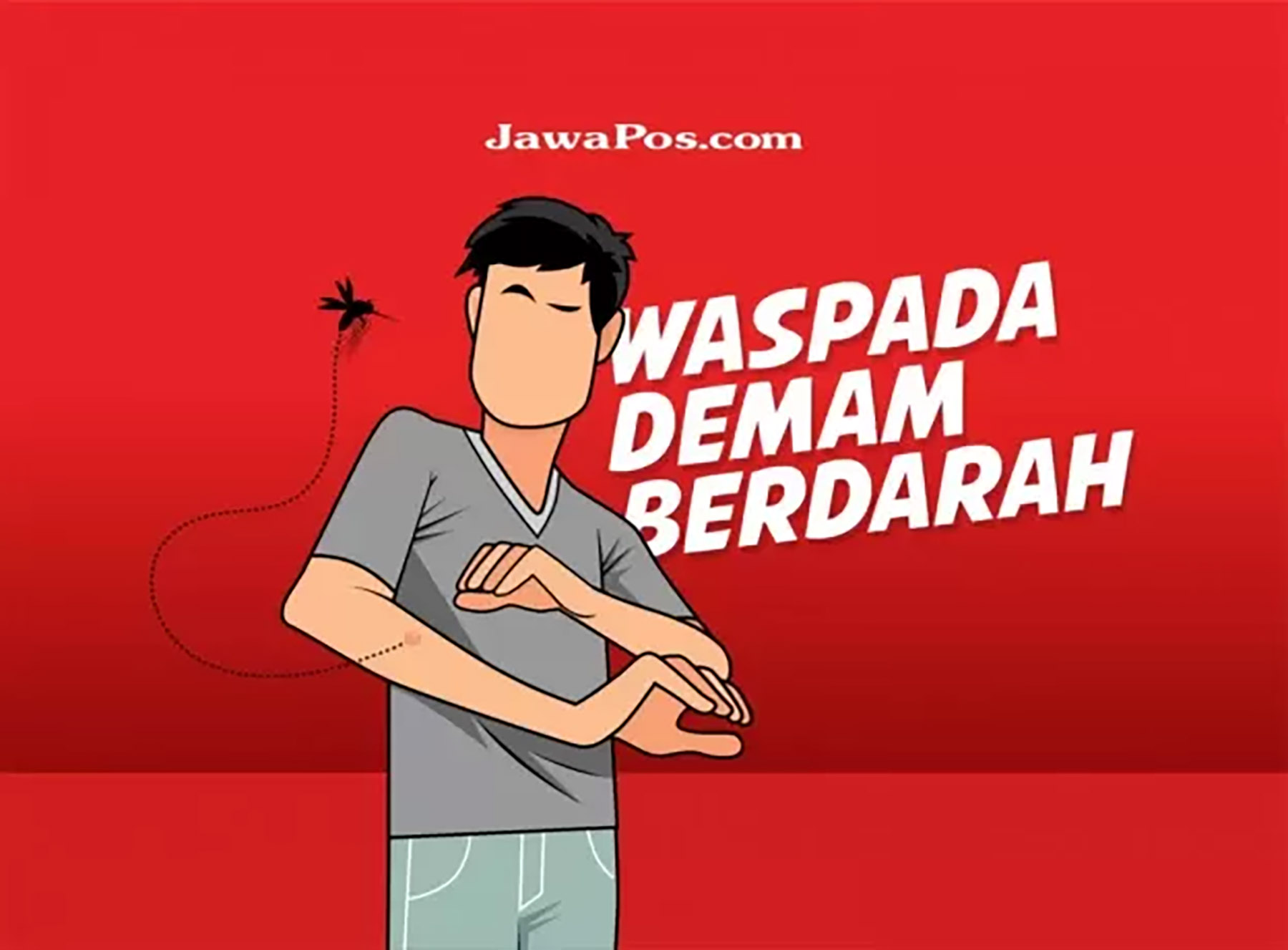 Ilustrasi demam berdarah. (Dimas Pradipta/Jawa Pos)