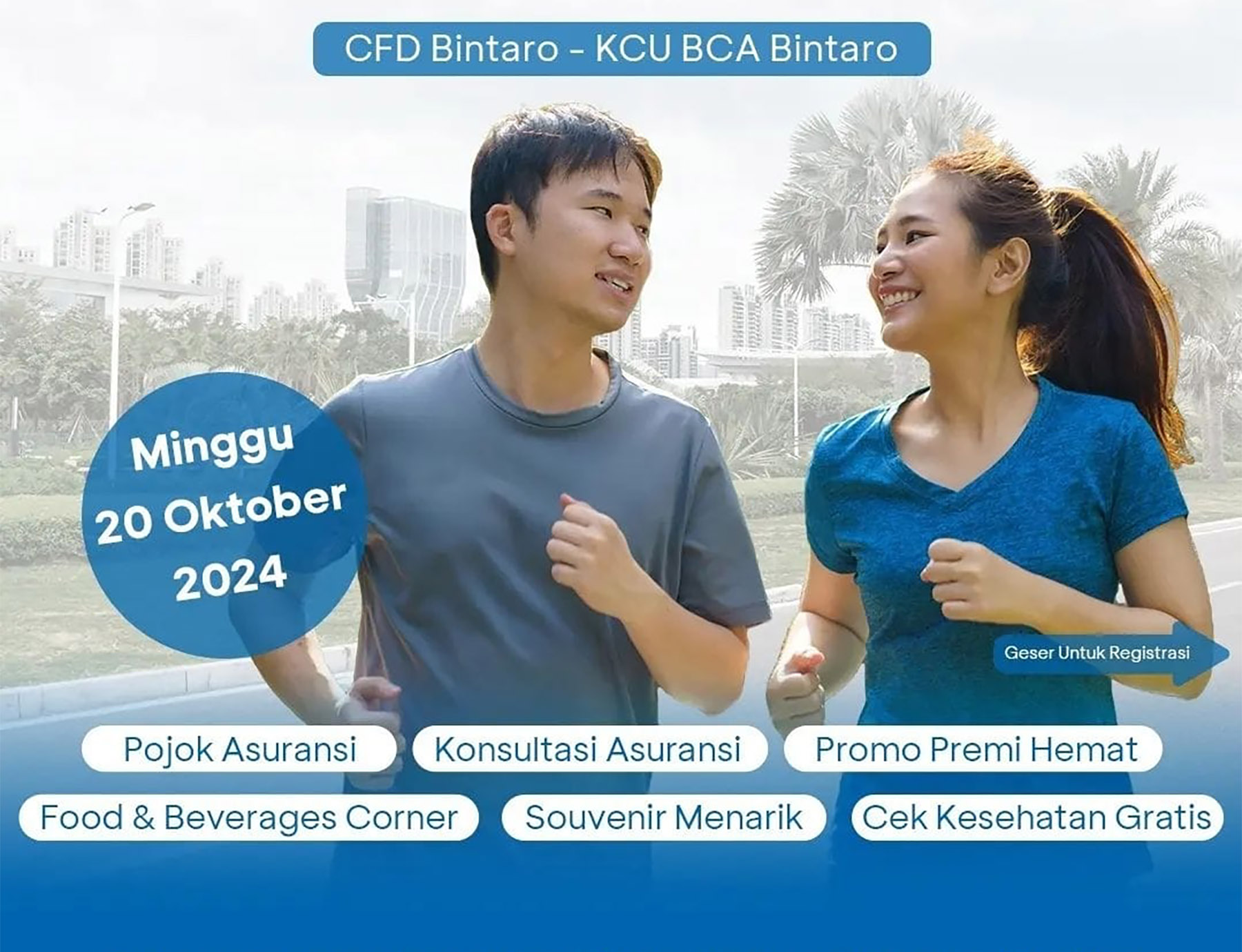 Bank Central Asia (BCA) mengadakan Insurance Day Fun Walk. (Dok. BCA)