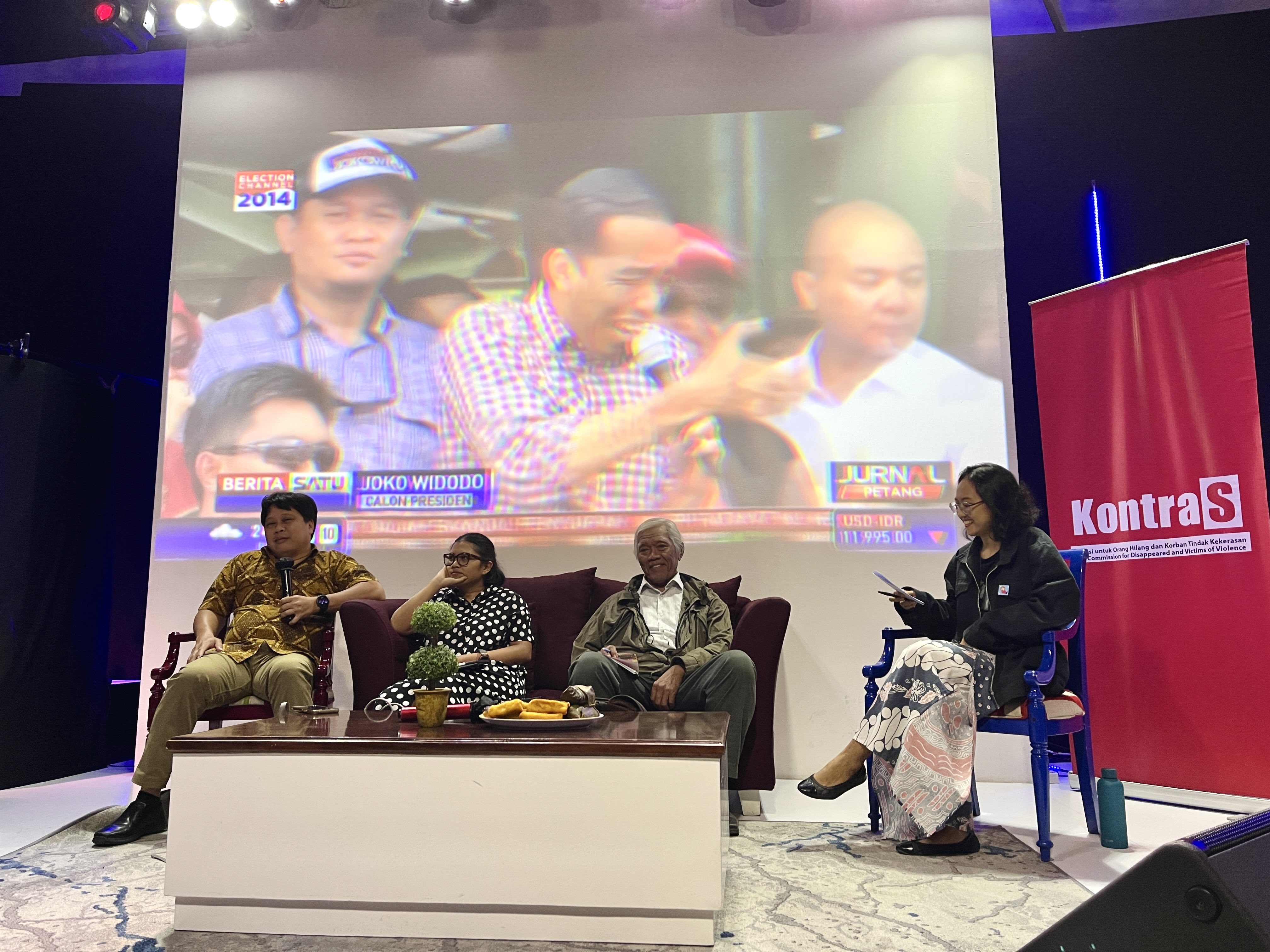 KontraS Luncurkan Buku Membedah Kegagalan Rezim Joko Widodo dalam Sektor Hak Asasi Manusia: Dosa Demokrasi, Dosa Impunitas. (Dok. KontraS)