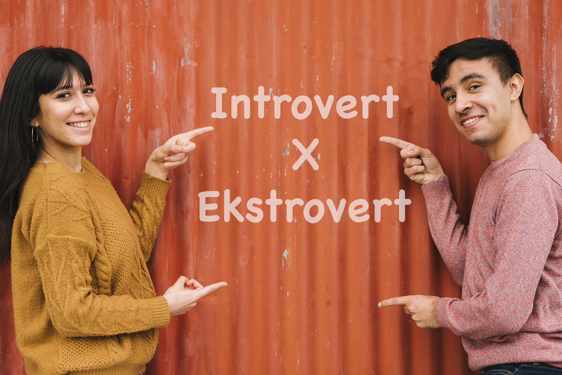 Ilustrasi introvert X ekstrovert. (Dok. Freepik)