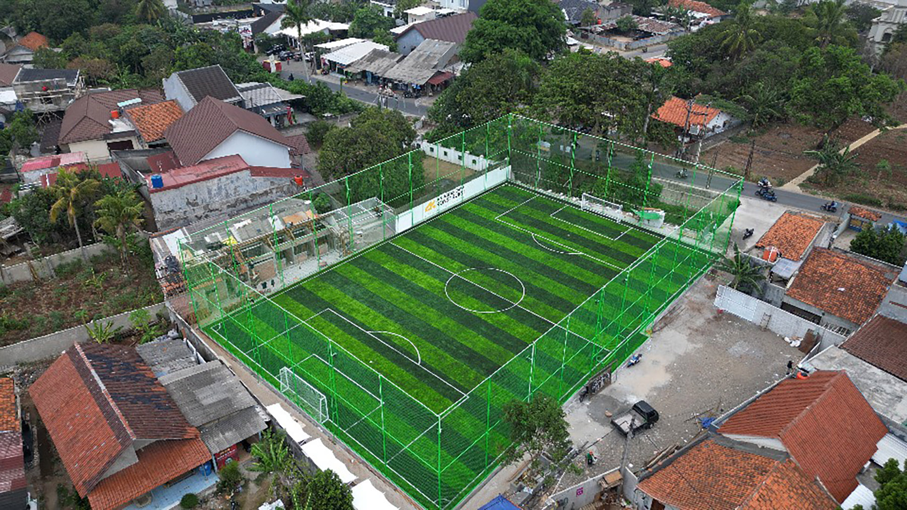Ilustrasi lapangan futsal dan mini soccer. (Dok. DNA Arena - Cinere)