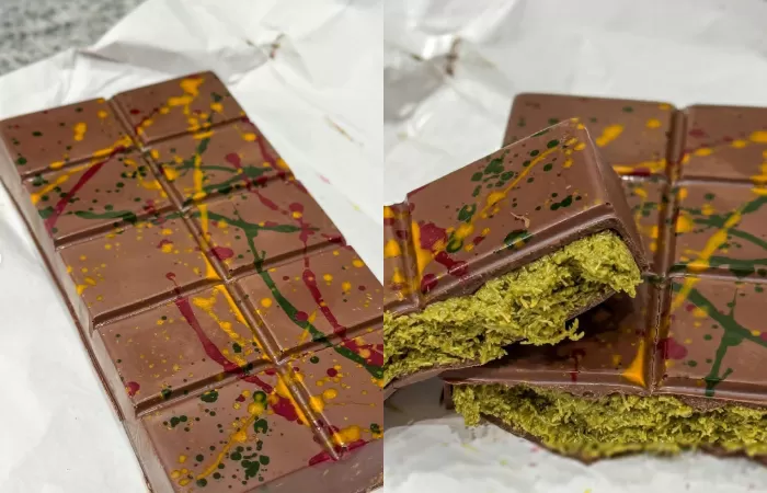 Dubai Chocolate yang Enak dan Viral di Jakarta. (Instagram @kkul.day)