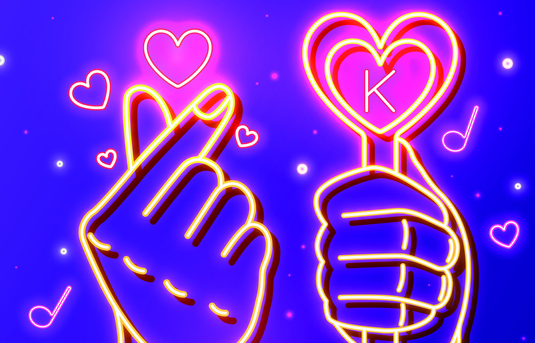 Ilustrasi light stick konser K-Pop. (Dok. Freepik)