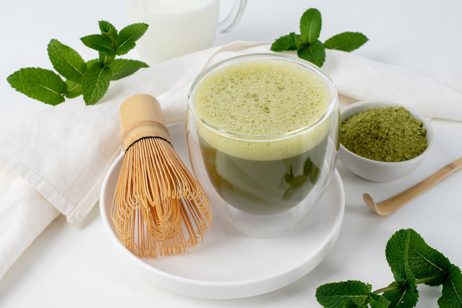 Ilustrasi green matcha. (Dok. Freepik)