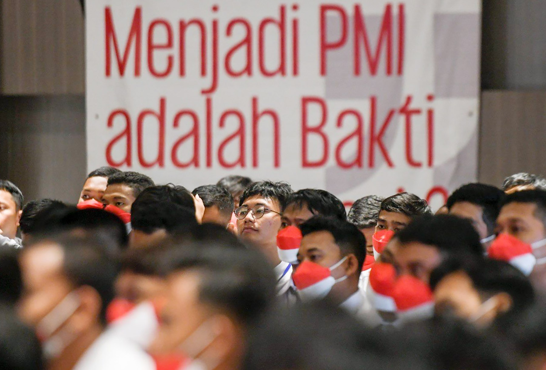 Calon Pekerja Migran Indonesia (PMI) saat mengikuti pembekalan. (Dok. ANTARA/Hafidz Mubarak A/tom)