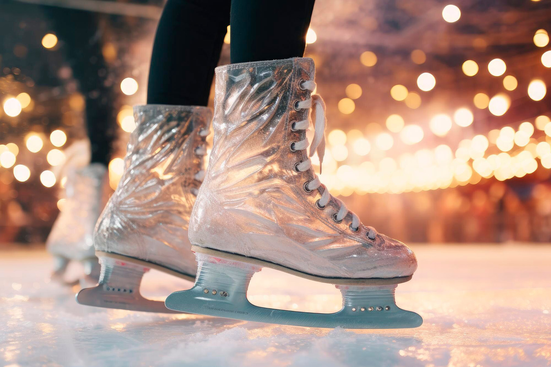 Ilustrasi ice skating. (Dok. Freepik)