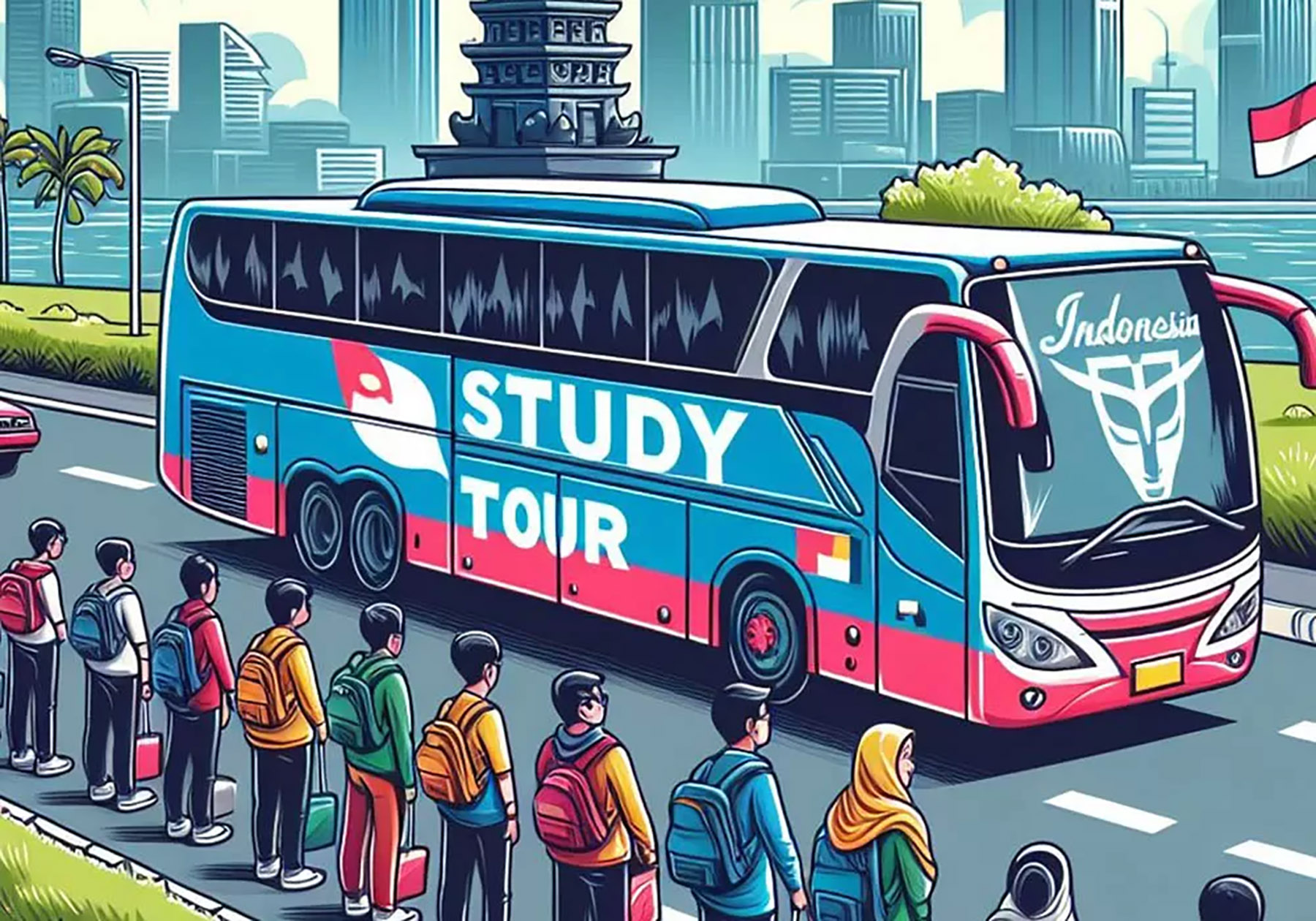 Ilustrasi study tour. (Dok. Radar Tuban)