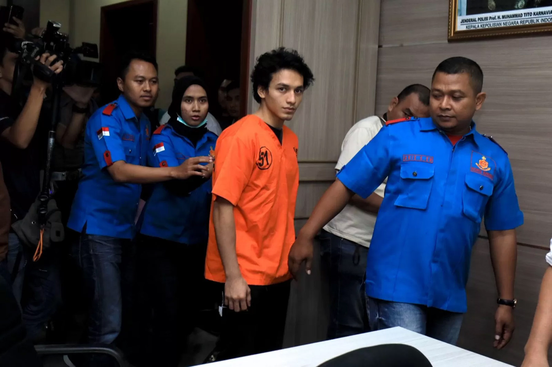 Jefri Nichol ditangkap kepolisian Polres Jakarta Selatan di kediaman pada Senin (22/7/2019) pukul 23.30 WIB.
