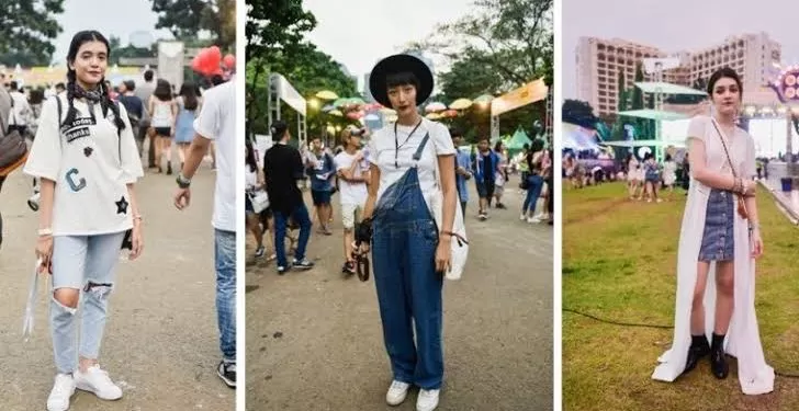 Ilustrasi outfit saat nonton konser