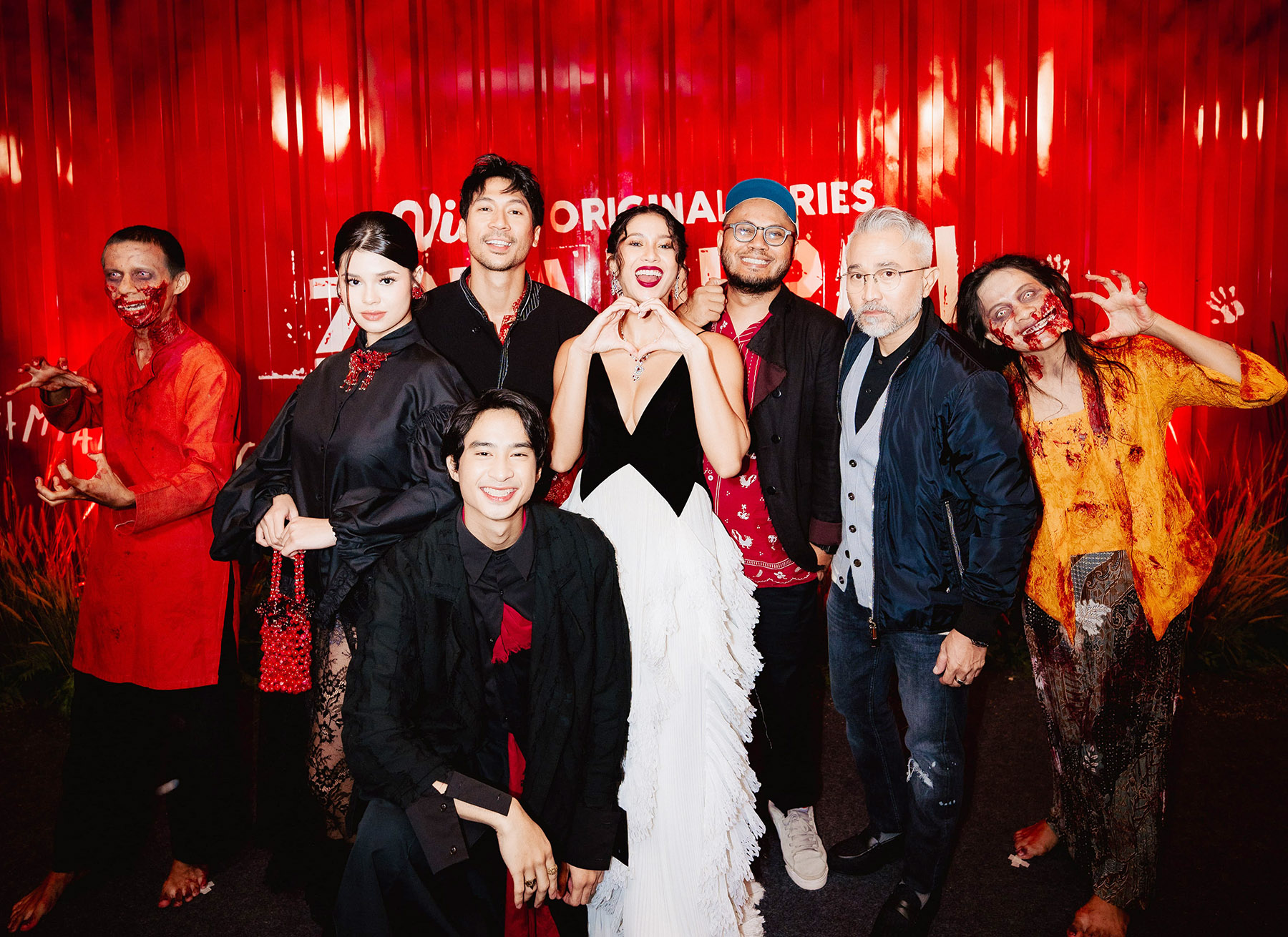 Cast film Zona Merah. (Dok. Vidio)