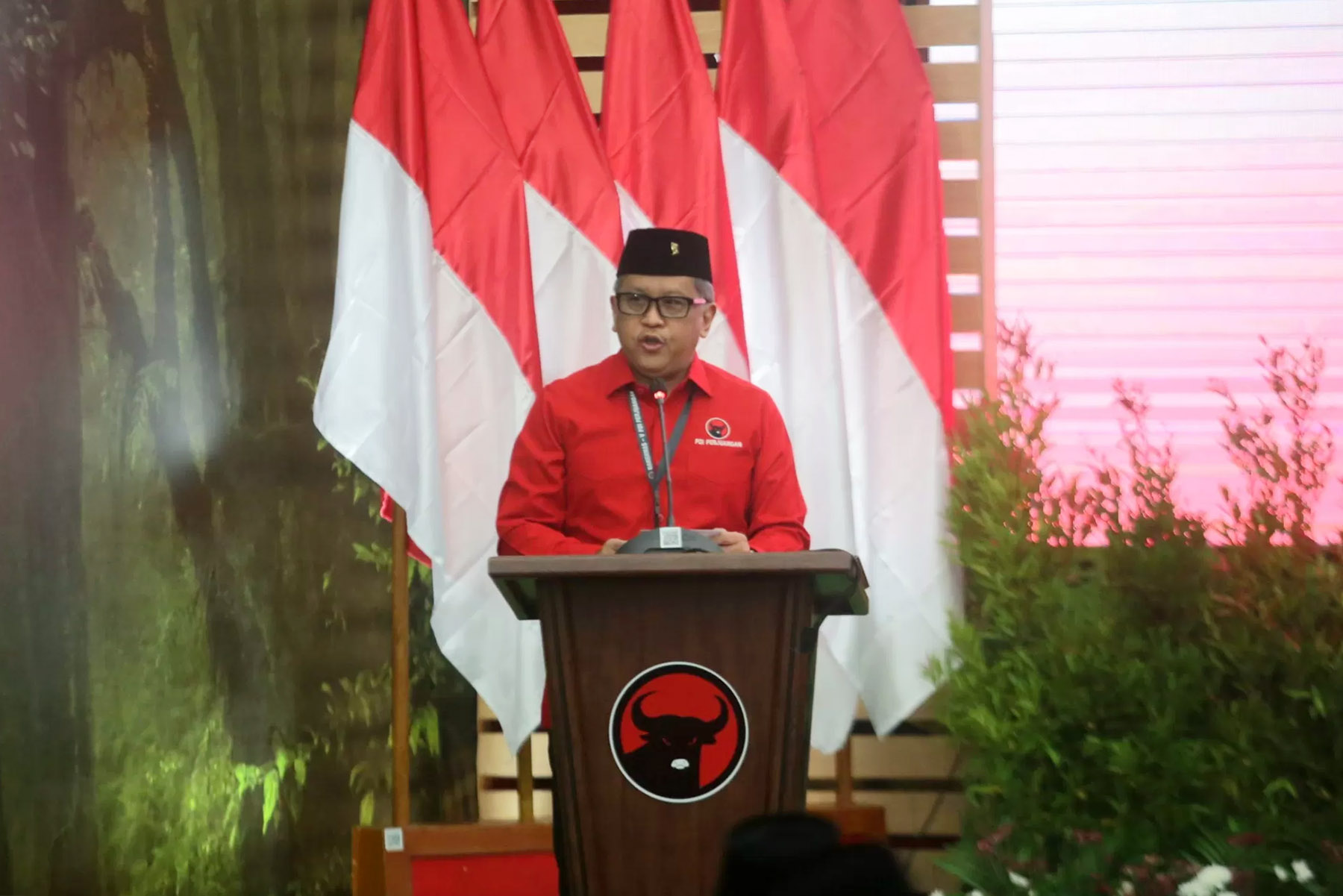 Sekjen PDIP Hasto Kristiyanto. (Dery Ridwansah/ JawaPos.com)
