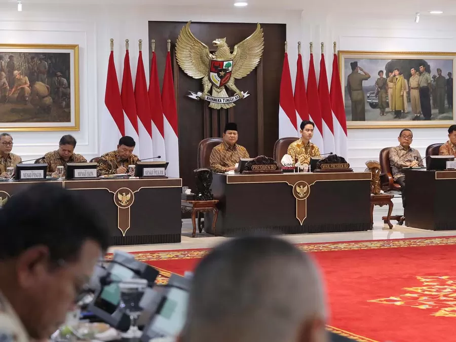 Sidang kabinet Pemerintah Indonesia. (Dok. Fedrik Tarigan/Jawa Pos)