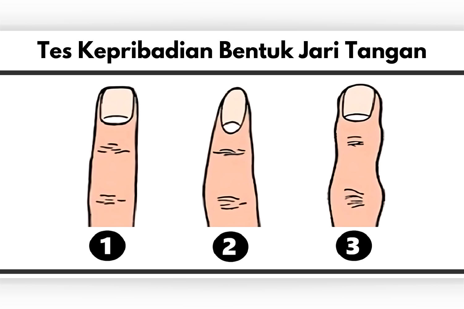 Tes kepribadian berdasarkan bentuk jari tangan