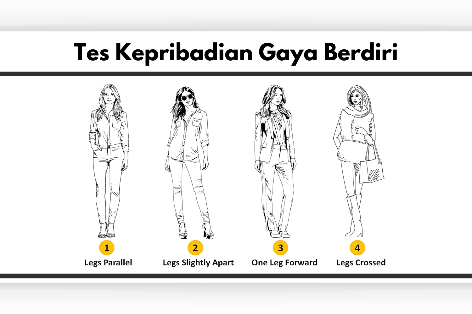 Tes kepribadian gaya berdiri yang ungkap sifat unik individu