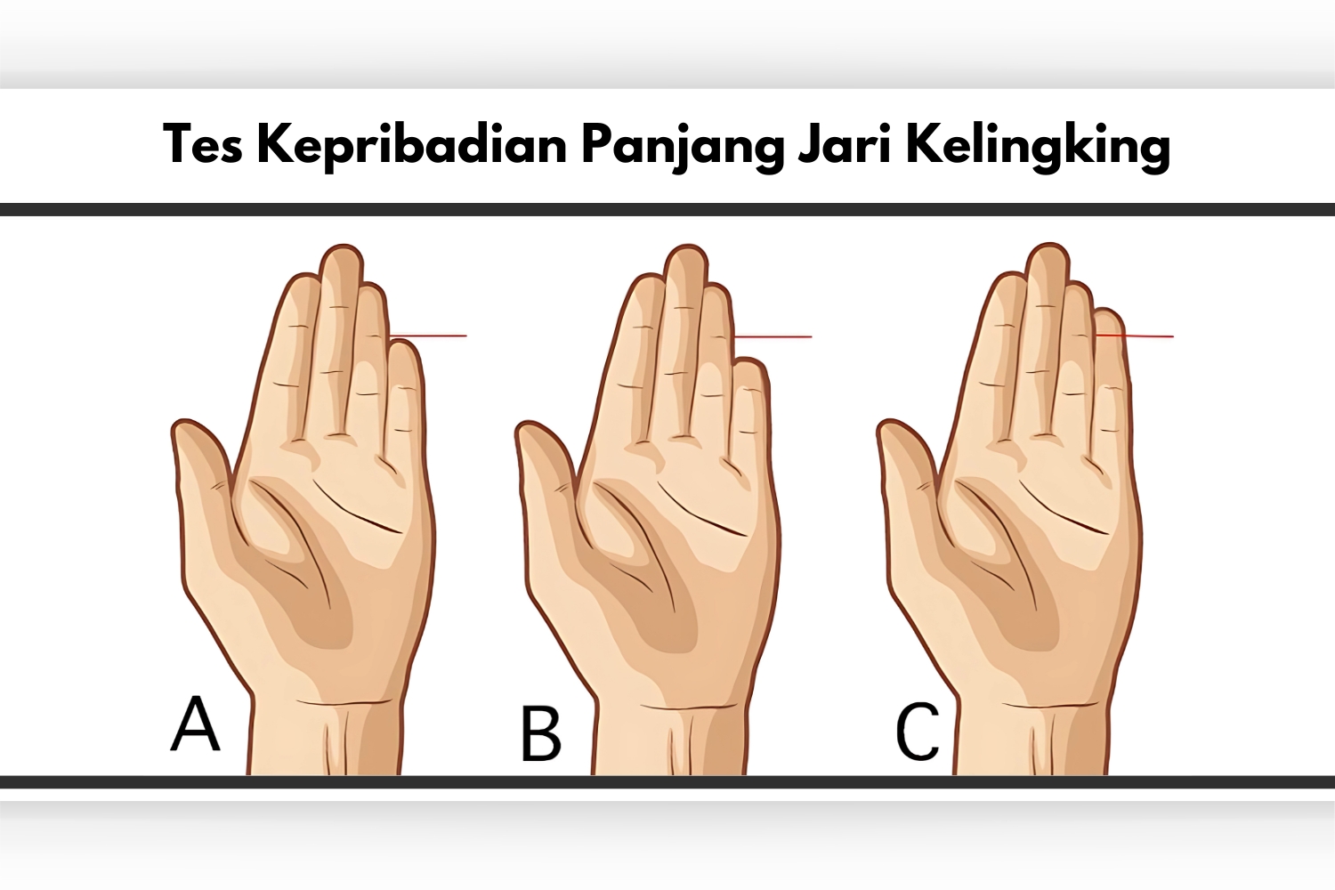 Tes kepribadian panjang jari kelingking. (Dok. Jagranjosh.com)