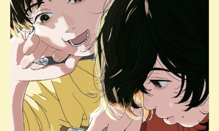 Kyomoto dan Fujino, dua tokoh utama dalam film animasi Look Back yang fenomenal.