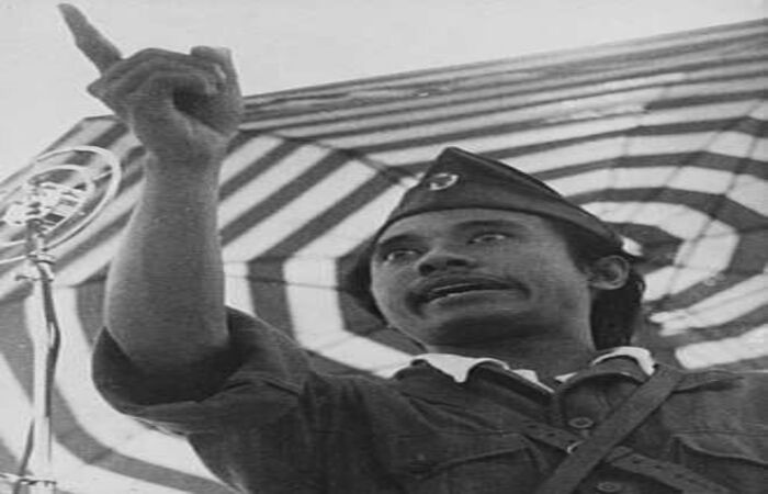 Foto Bung Tomo pada Pertempuran 10 November 1945 (Dok.RRI)
