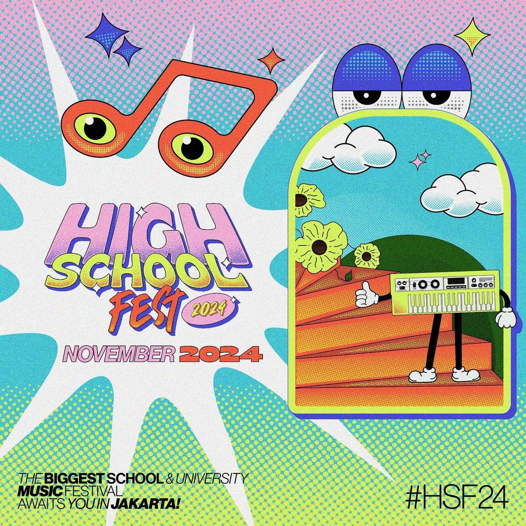 Poster resmi High School Fest 2024 (Dok. Instagram/@highschoolfest.official)
