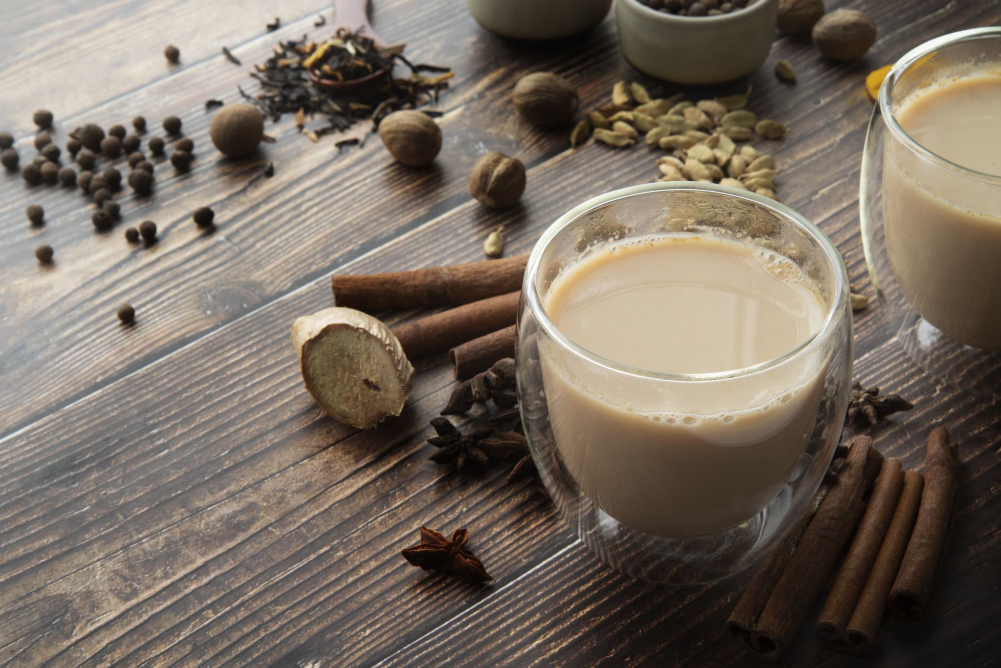 Ilustrasi Chai Masala Minuman Khas India (Sumber: Freepik)