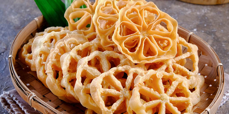 Camilan kembang goyang khas Betawi. (Dok. Baking World)