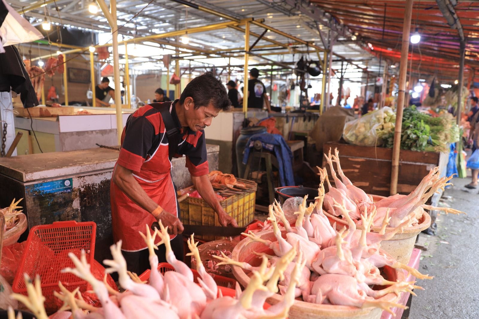 Suasana pasar tradisional di Tangerang. (Dok. Humas Pemkot Tangerang Untuk Jawa Pos)