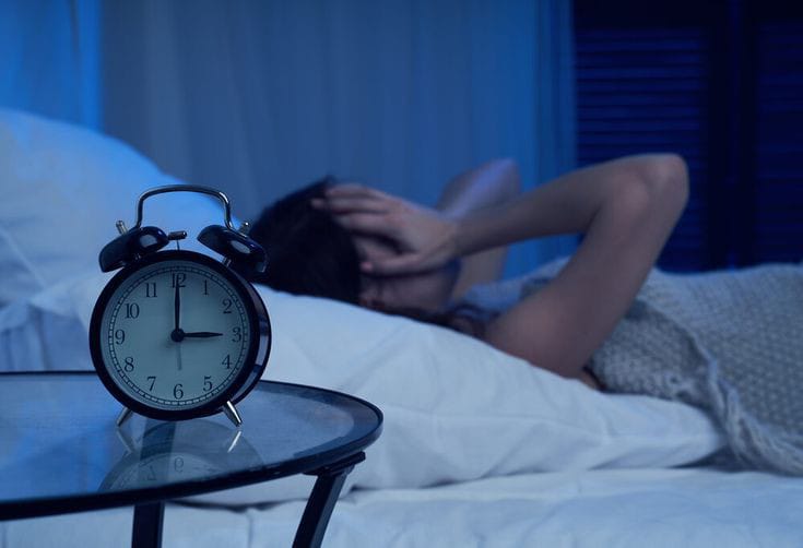 Ilustrasi orang insomnia